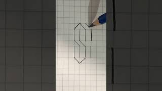 Very Easy Drawing || Turning 6 Lines Into The Coolest S #drawing #easy #shorts #short #shortvideo