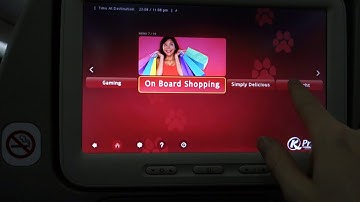 IFE Inflight Entertainment System Overview KQ Kenya Airways Dreamliner 787