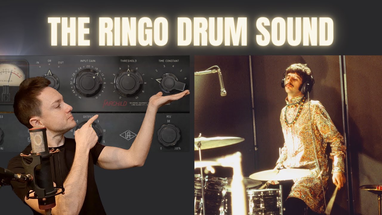 Придайте своим барабанам атмосферу Beatles! Советы по записи и сведению