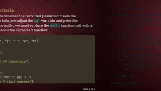 Creating a Password Validation Function in Python