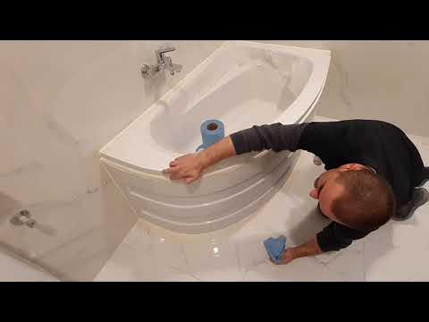 Comment refaire les joints en silicone de la baignoire - Giboire