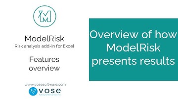Overview of how ModelRisk presents results