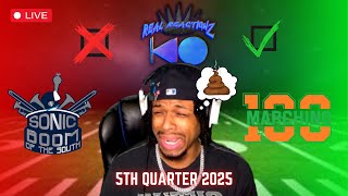 Jackson State vs Florida A&M | 2025 5th Quarter Showdown | HBCU Band Reaction 🎺