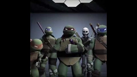 TMNT | Raphael punched Mickey | Funny moment