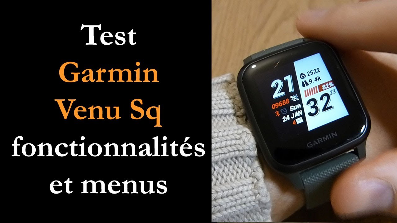 La montre Garmin Venu SQ testée de fond en comble 