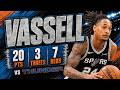 Devin Vassell 20 pts 3 threes 7 rebs vs Thunder 2026 PO G3