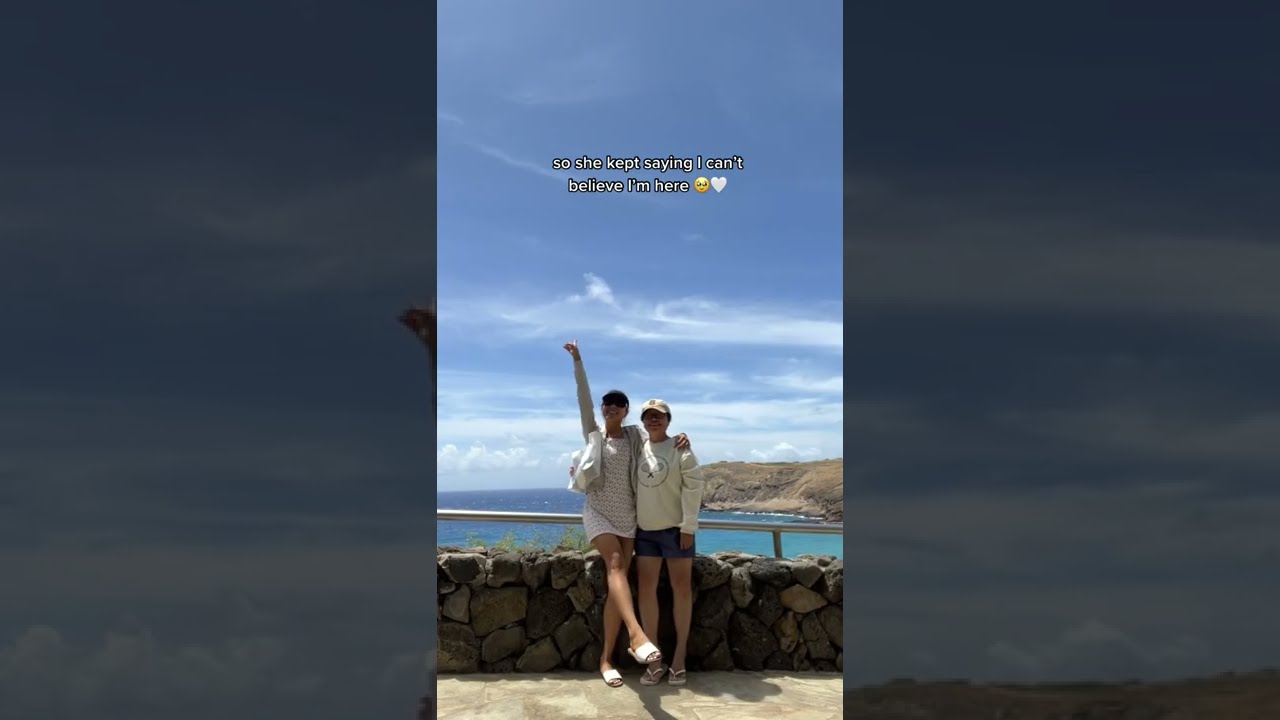 taking my mom on a dream vacation to hawaii... 🥺🧡 