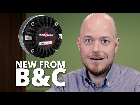 New High Frequency Drivers from B&C - Parts Express Visit