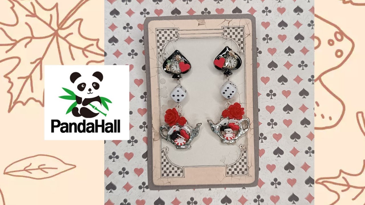 Tutorial #resinauv - orecchini tema Alice in Wonderland ❤️Collaborazione con @Pandahall 👇🏻link descr