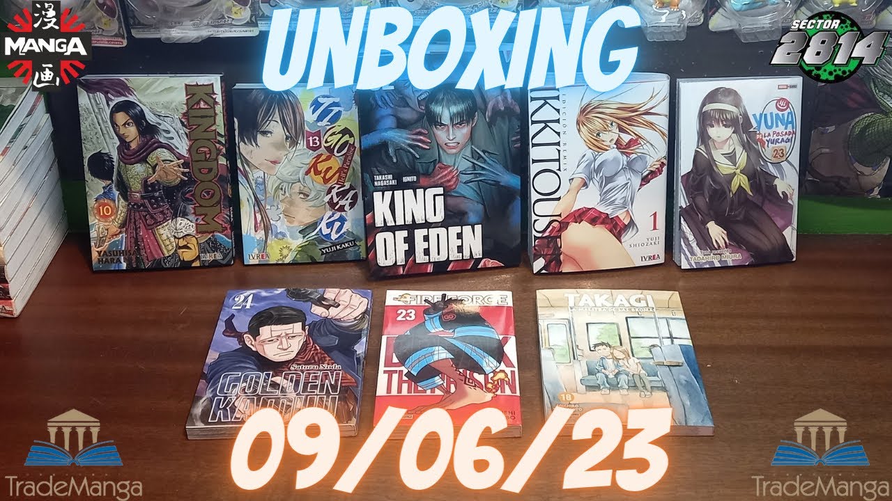 📚 MANGA Unboxing 099: Golden Kamuy, Jigokuraku, King of Eden, Kingdom