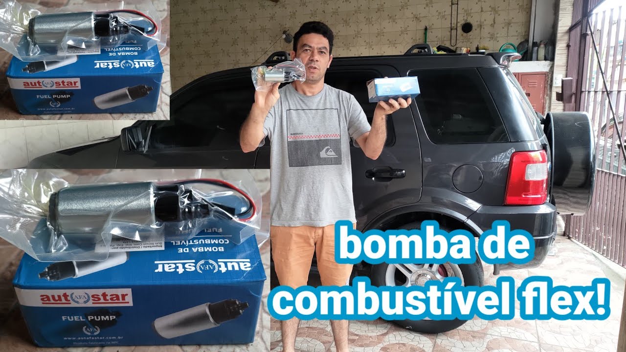 como trocar a bomba de combustível da Ecosport 2005 1.6 8V Ford passo a passo troca caseira 🏠
