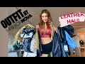 FASHION NOVA LEATHER HAUL | Francesca Farago