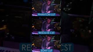 Sony LUT vs Resolve CST vs Phantom LUT - Night #shorts