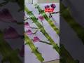 Easy Flower Painting for Beginners/#shortsfeed #trending#drawing #painting#glasspainting #flowers