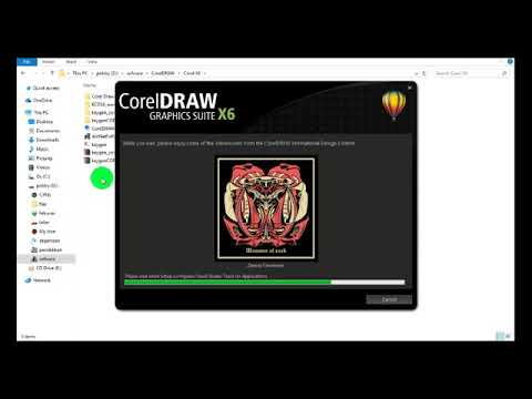 Cara Instal CorelDraw X6 di windows 10