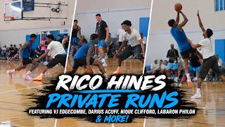 VJ, Acuff & MORE Took Over Rico Hines Runs 😱 #nba #basketball  #sports