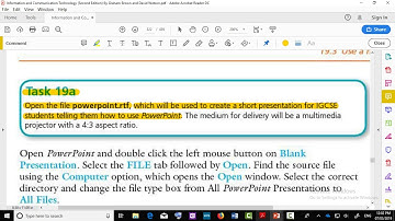 Open a source file in PowerPoint