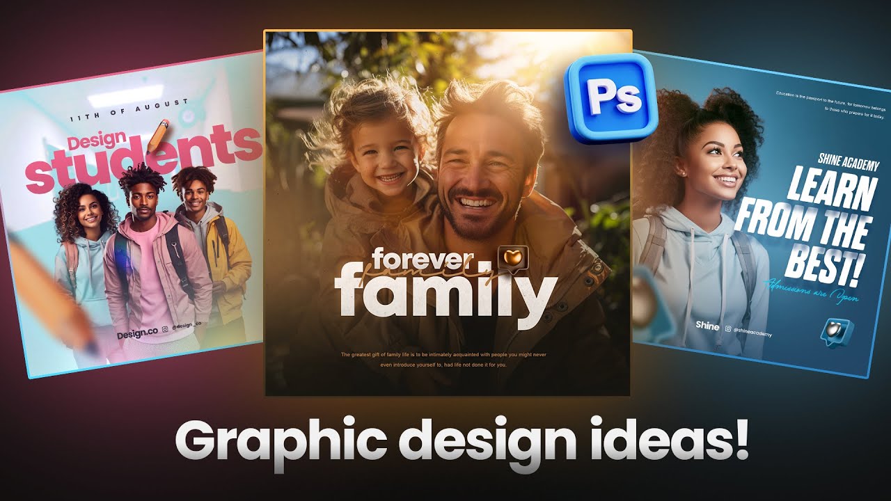 03 EPIC Graphic Design Ideas in Photoshop   Full Tutorial