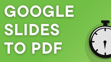 Google Slides Conversion: How to convert Google Slides to PDF