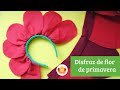 Disfraz de flor de primavera