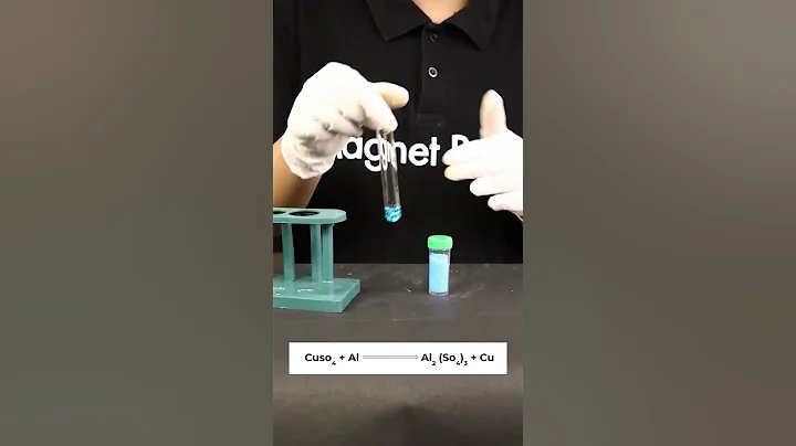 😵 Displacement Reaction Experiment 😵 #shorts #magnetbrains
