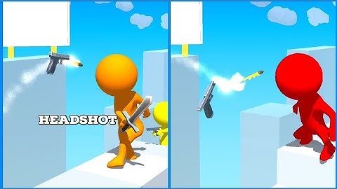 Gun Sprint Game All Levels Walkthrough Gameplay iOS,Android Relaxing Video Update Level #shorts