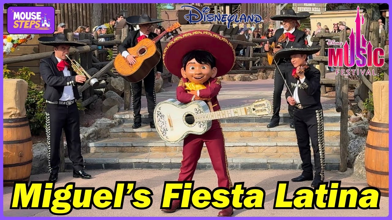 Miguel 'Coco' Show at Disneyland Paris Music Festival - Miguel's Fiesta Latina - Mariachi Outfit