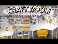 EXTREME CRAFT ROOM MAKEOVER + TOUR 2020! *On A Budget* | Organization Ideas!