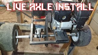 Predator 212 Go Kart Live Axle Install