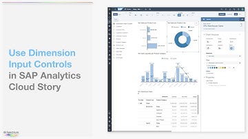 Use Dimension Input Controls in SAP Analytics Cloud Story - BI Spectrum Academy