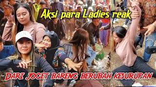 berawal dari joget bareng akhirnya ladies reak kesurupan | seni reak putra cakra kembar di biru