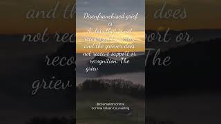 Disenfranchised Grief
