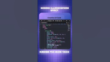 🔮 This Glass Effect Looks Unreal! (CSS Magic ✨)