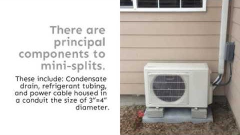 Components of a Ductless System in Mini split warehouse.