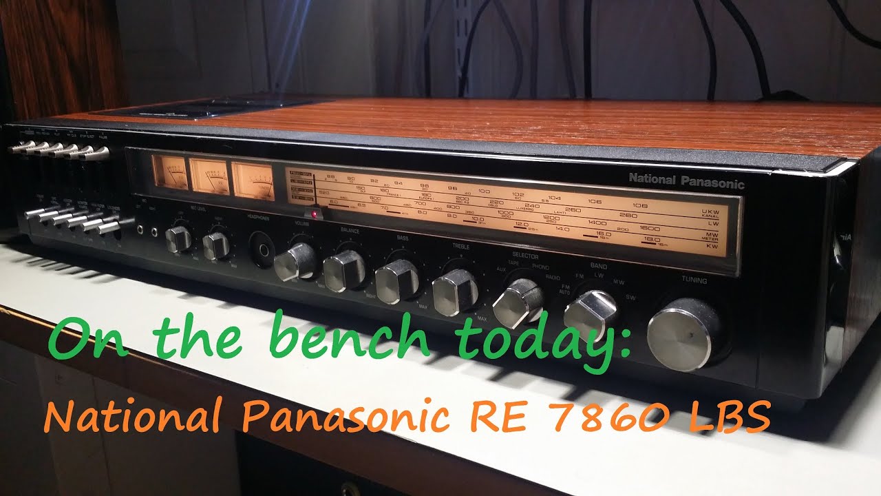 Repair-Video: National Panasonic RE-7860LBS (Vintage HIFI) - YouTube