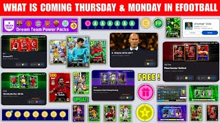 What Is Coming On Thursday & Monday In eFootball 2024 Mobile | v3.4.0 Update & Free Coins