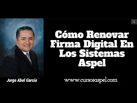 negocios desde casa Como Renovar Firma Digital En Los Sistemas Aspel www.cursosaspel.com