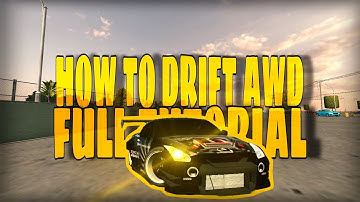 How To Drift In Awd Car Parking Multiplayer🚩 [ FULL TUTORIAL ]