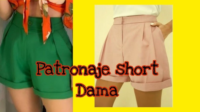 ⇨Aprende a hacer un short de licra para mujer paso a paso 👗👕👖