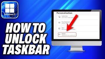 How To Unlock Taskbar on Windows 11 (2025) - Easy Fix