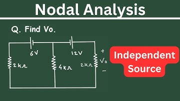 Nodal Analysis Problem | Electrical Engineering