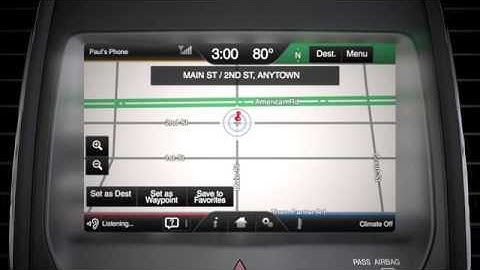 SYNC® with MyFord Touch® Navigation   Using Voice Commands