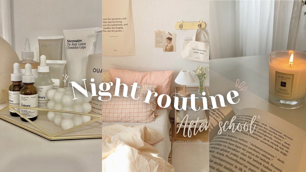 Ma night routine productive après les cours 📚