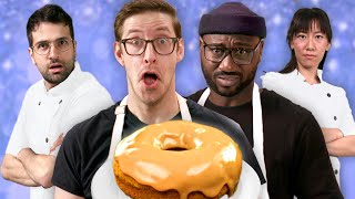 Try Guys Ruin Glazed Donuts w\/ Pro Chefs • Phoning It In