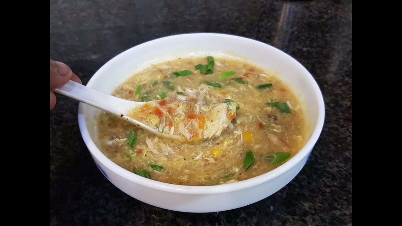 CHICKEN CORN SOUP RECIPE CHEF AMNA KHAN YouTube