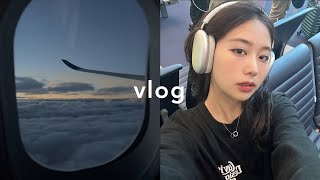 VLOG | my first flight to america : exchange student from korea