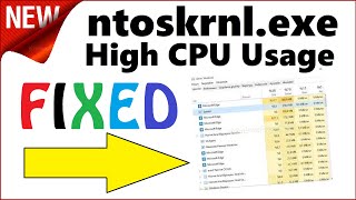 ntoskrnl.exe high disk usage fixed (english) how to fix ntoskrnl.exe high memory usage in windows 10