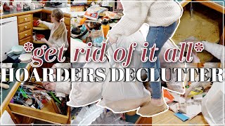 HOARDERS Extreme Declutter \/ THROWING EVERYTHING OUT 2024 \/ Decluttering, Organizing, \& Cleaning!