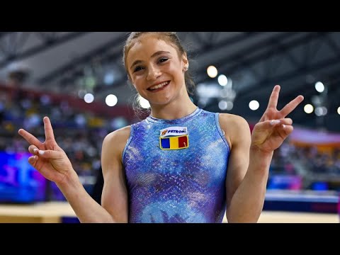 SABRINA VOINEA Floor Routine - Doha World Cup (2023)
