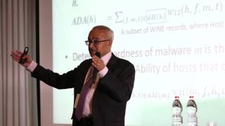 Forecasting Malware Spread in Networks - Prof  V S Subrahmanian
